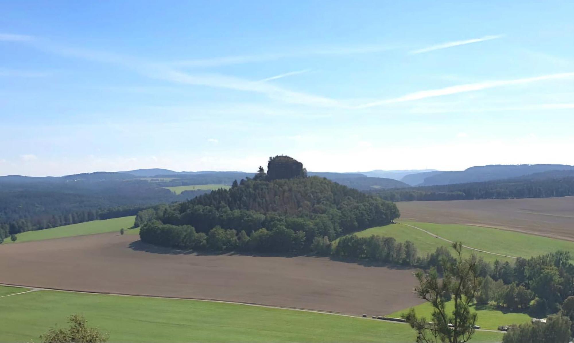 Ferienwohnung Blick Zum Zirkelstein Reinhardtsdorf-Schona Buitenkant foto